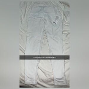 lululemon athletica Kids Bright White Leggings